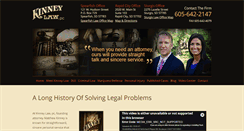 Desktop Screenshot of kinney-law.com